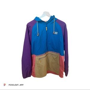 L.L. Bean mens XL Mountain Anorak Windbreaker/Rain Jacket
